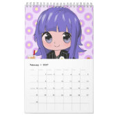 calendrier de fille anime (Feb 2027)