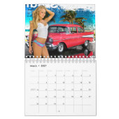 Calendrier de filles et de voitures (Mar 2027)