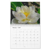 calendrier de fleur de 18 mois (Feb 2027)