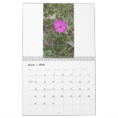 calendrier de fleur sauvage (Mar 2026)