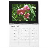 Calendrier de fleur sauvage de l'Idaho (Feb 2026)
