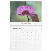 Calendrier de fleurs (Feb 2027)