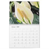 Calendrier de fleurs (Jan 2027)