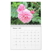 Calendrier de Fleurs du Jardin Anglais 2014 (Feb 2027)