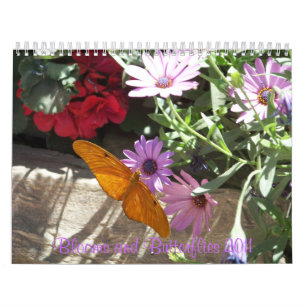 Calendrier de fleurs et de papillons 2011
