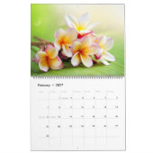 Calendrier de fleurs exotiques de grande taille (Feb 2027)
