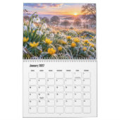 Calendrier de fleurs sauvages  (Jan 2027)
