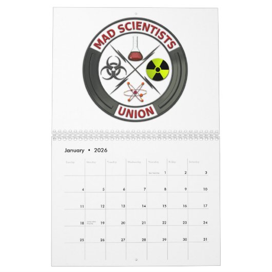 Calendrier de geek (Jan 2026)