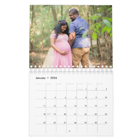 Calendrier de grossesse (Jan 2026)