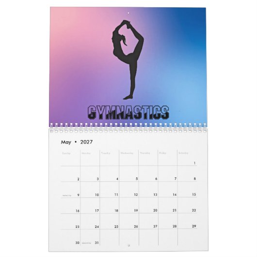 Calendrier de gymnastique (Mai 2027)