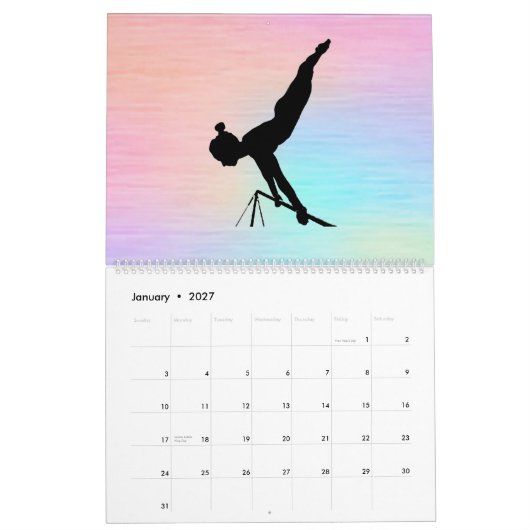 Calendrier de gymnastique (Jan 2027)