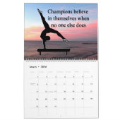 CALENDRIER DE GYMNASTIQUES AMOUREUSEMENT INSPIRANT (Mar 2026)
