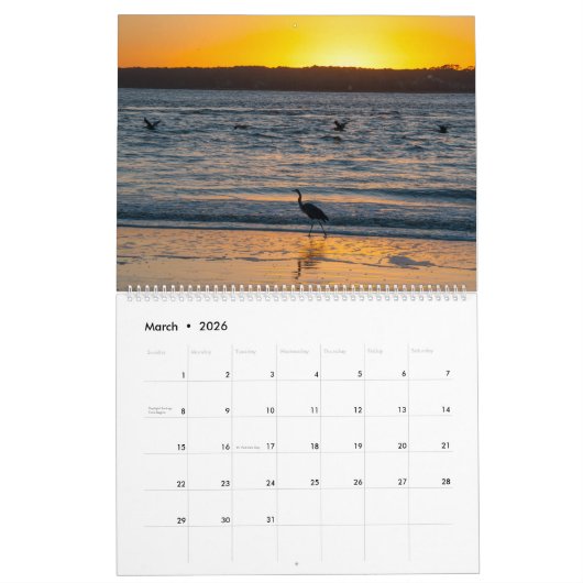 Calendrier de Hilton Head Island (Mar 2026)