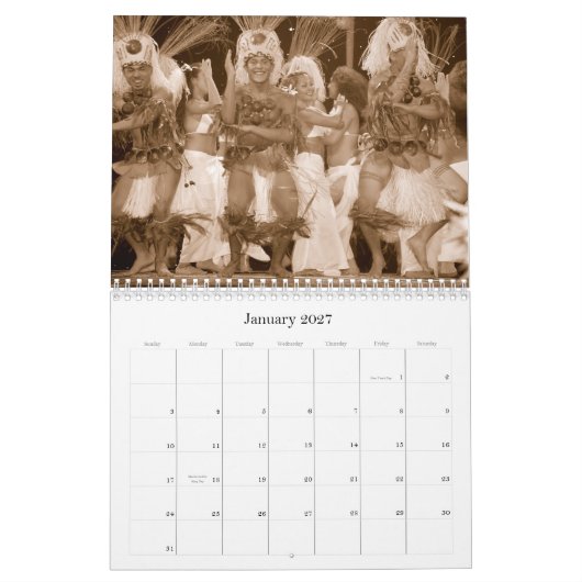 Calendrier de Hui Tama Nui (Jan 2027)