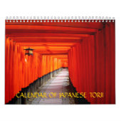 Calendrier de Japonais Torii (Protection)