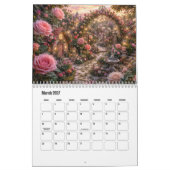 Calendrier de jardin de fées enchanté (Mar 2027)