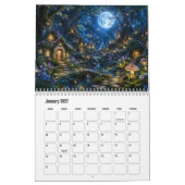 Calendrier de jardin de fées enchanté (Jan 2027)