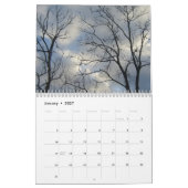 Calendrier de jardin de fleurs multicolores nature (Jan 2027)