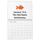 Calendrier de jeu de poisson (Jan 2027)