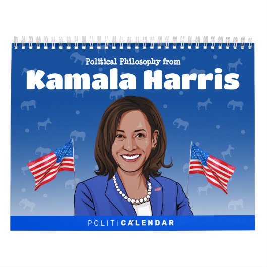 Calendrier de Kamala Harris sur l'humour politique (Protection)