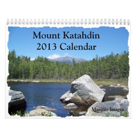Calendrier de Katahdin 2013 de bâti (Protection)