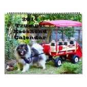 Calendrier de Keeshond de trompette (Protection)