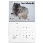Calendrier de Keeshond de trompette (Feb 2027)