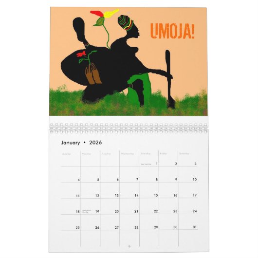 CALENDRIER DE KWANZAA (Jan 2026)