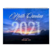 Calendrier de la Caroline du Nord 2021 (Protection)