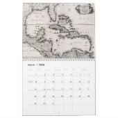 Calendrier de la carte des Caraïbes (Mar 2026)