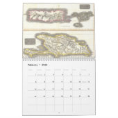 Calendrier de la carte des Caraïbes (Feb 2026)