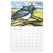 Calendrier de la collection d'art animal de Willia (Jan 2026)