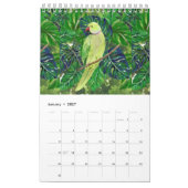 Calendrier de la collection de perroquets. (Jan 2027)