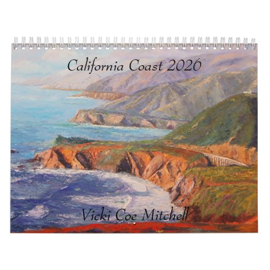 Calendrier de la côte californienne 2026 (Protection)