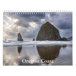 Calendrier de la côte de l'Oregon 