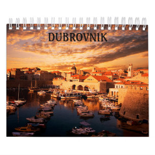 Calendrier de la Croatie Dubrovnik petit