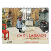Calendrier de la cuisine 2015 de nourriture et de (Protection)