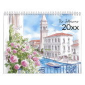 Calendrier de la famille de l'aquarelle de paysage (Protection)