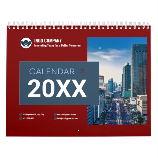 Calendrier de la famille de photos de script moder (Protection)