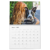 Calendrier de la famille de photos de script moder (Mar 2027)