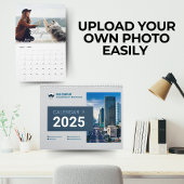 Calendrier de la famille de photos de script moder