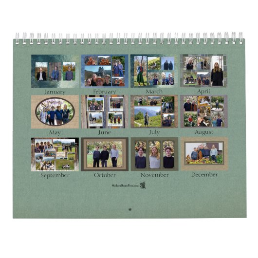 Calendrier de la famille Fuqua 2026 (Dos)