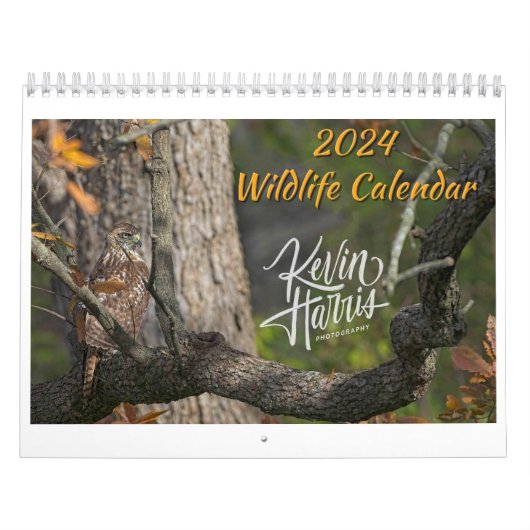 Calendrier de la faune 2024 par Kevin Harris (Protection)
