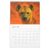 Calendrier de la faune africaine – Big Five et icô (Mar 2027)