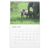 Calendrier de la faune d'amour d'une mère (Feb 2027)