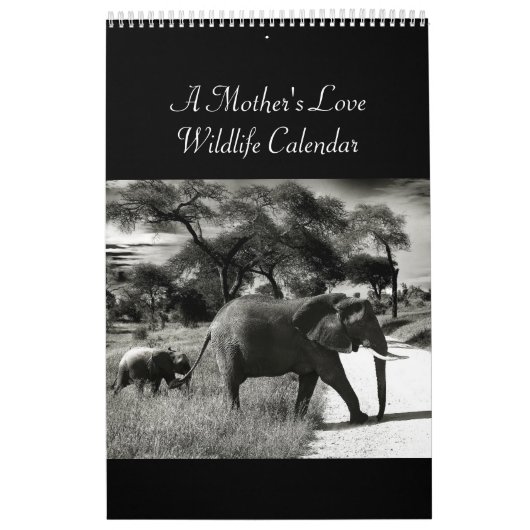 Calendrier de la faune d'amour d'une mère (Protection)