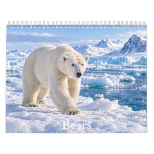 Calendrier de la faune et de la nature des ours ma