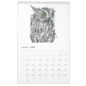 Calendrier de la faune expressive (Jan 2027)