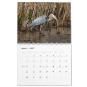 Calendrier de la faune, Oiseaux d'eau, Héron (Mar 2027)
