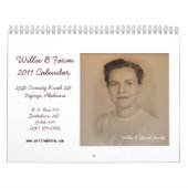 Calendrier de la ferme 2011 de Willie B (Protection)